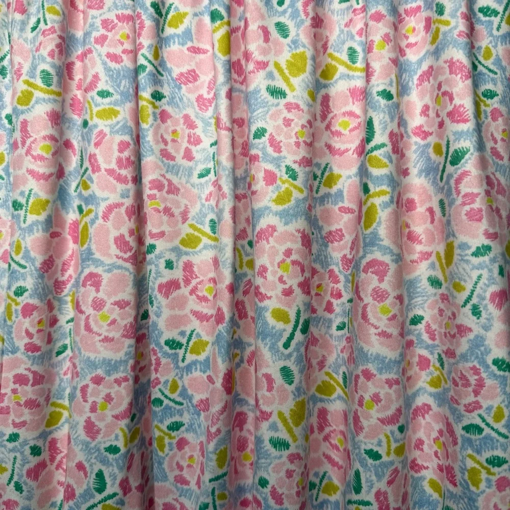 Mabel & Honey Size 6 Pink Scribble Empire‎ Waist Dress Girls